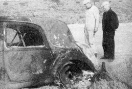 1954 Redex Trial Burnt Out Citroen